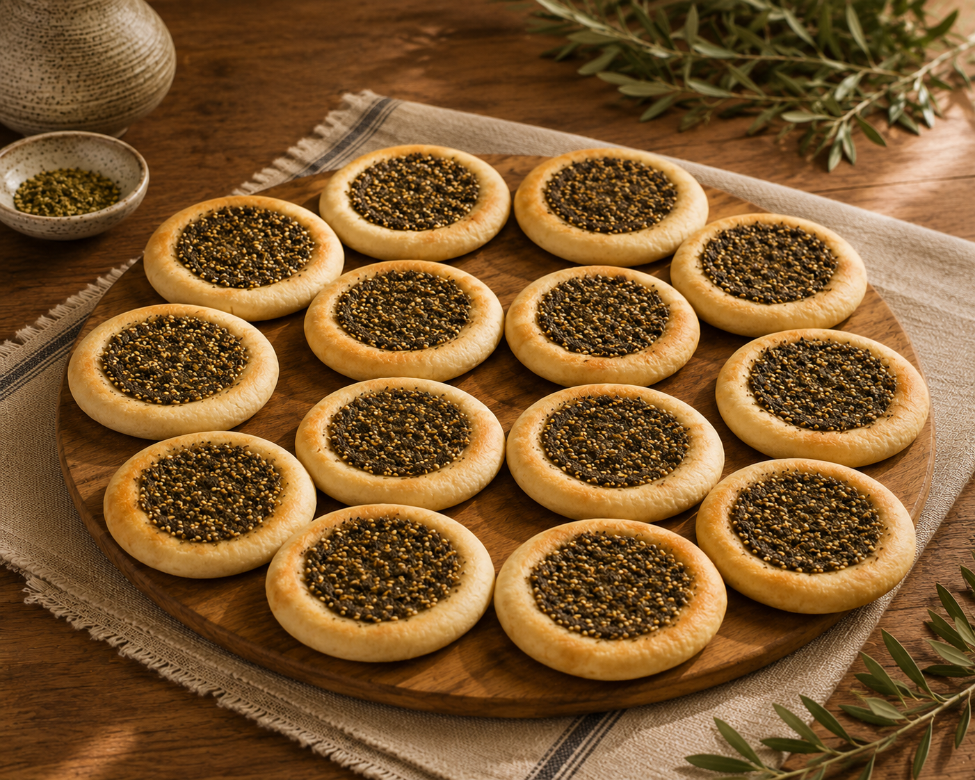 Zaatar (Lebanese Thyme) Manakesh